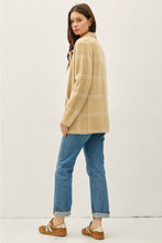 Load image into Gallery viewer, Fuzzy Plaid Coatigan Be Cool