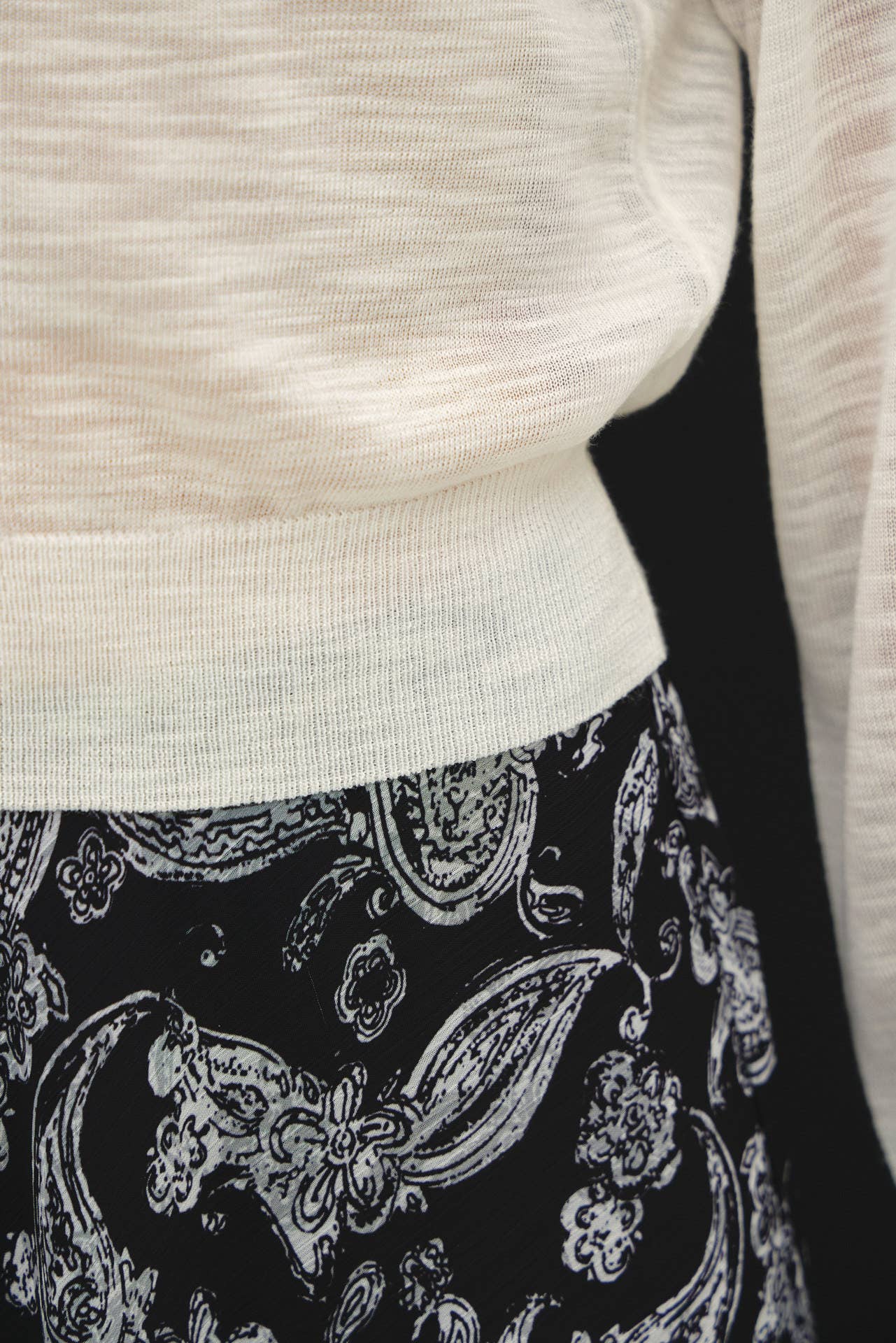 Ultra Fine White Cardigan