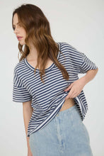 Load image into Gallery viewer, Striped Short Sleeve Tee