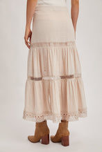 Load image into Gallery viewer, Western Boho Midi Skirt BluIvy
