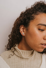 Load image into Gallery viewer, Gemstone Prong - Amazonite - Gold Earrings