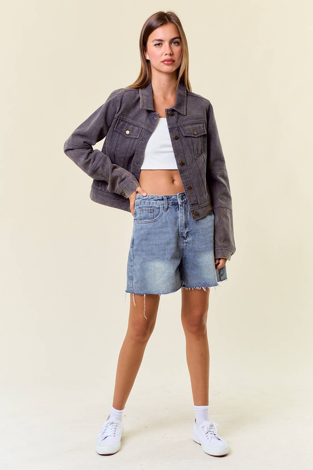 Vintage Wash Twill Jacket