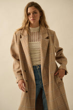 Load image into Gallery viewer, Paid Herringbone Tweed Coat
