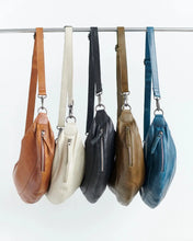 Load image into Gallery viewer, Black Callie Handcrafted Leather Sling/Crossbody Bags Latico Leather