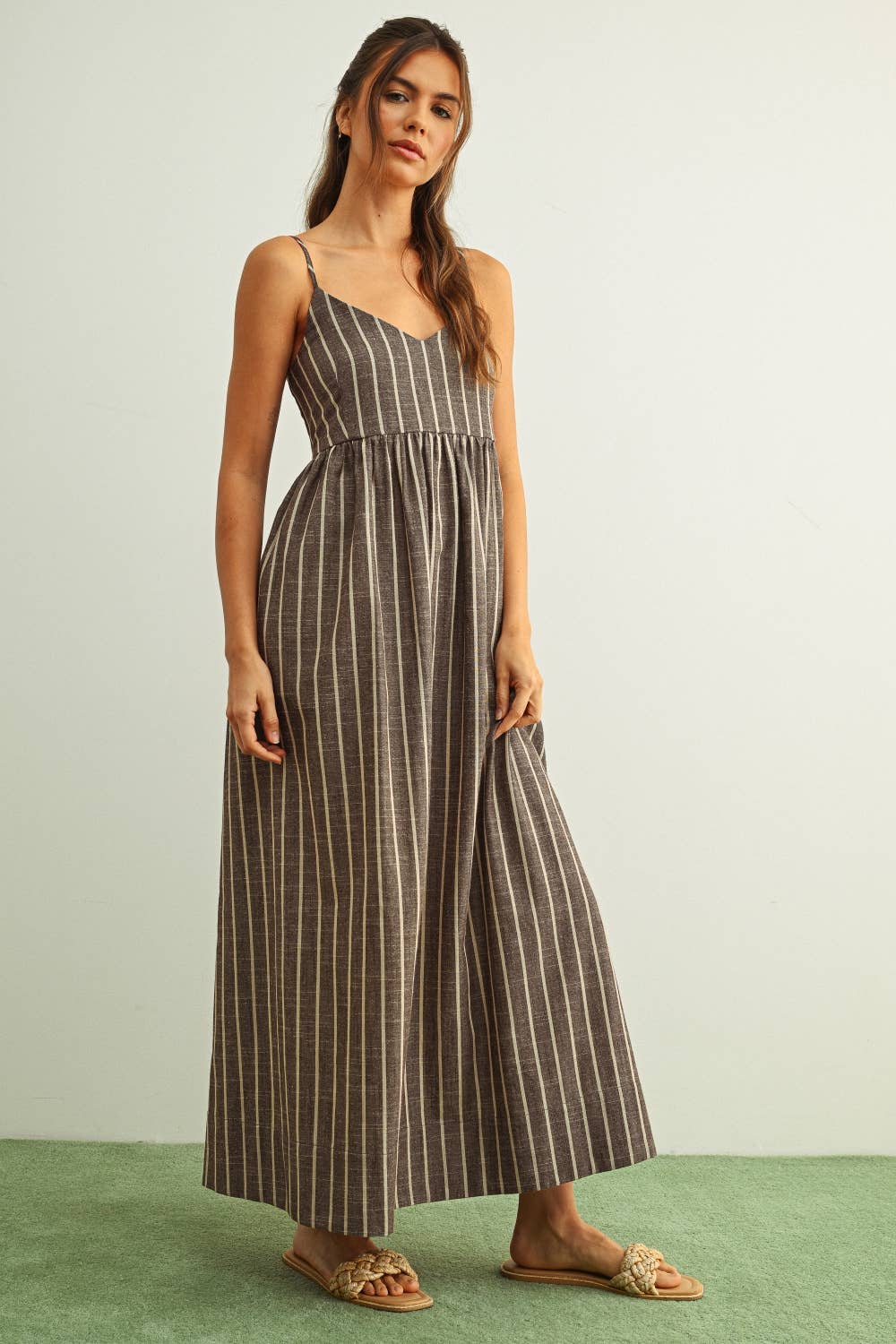 Everyday Striped Midi