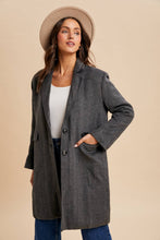 Load image into Gallery viewer, Herringbone Duster Coat