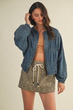 Load image into Gallery viewer, Batwing Denim Jacket Mustard Seed