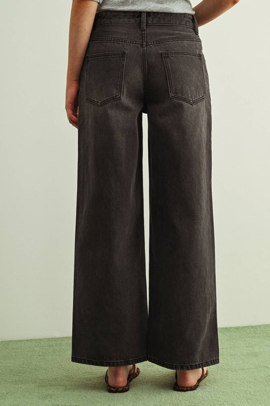 Relaxed Regular Wide Leg Jeans