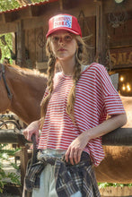 Load image into Gallery viewer, Striped Short Sleeve Tee