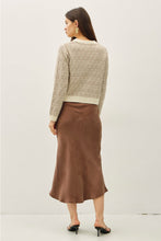 Load image into Gallery viewer, Tweed Knit Cardigan Be Cool