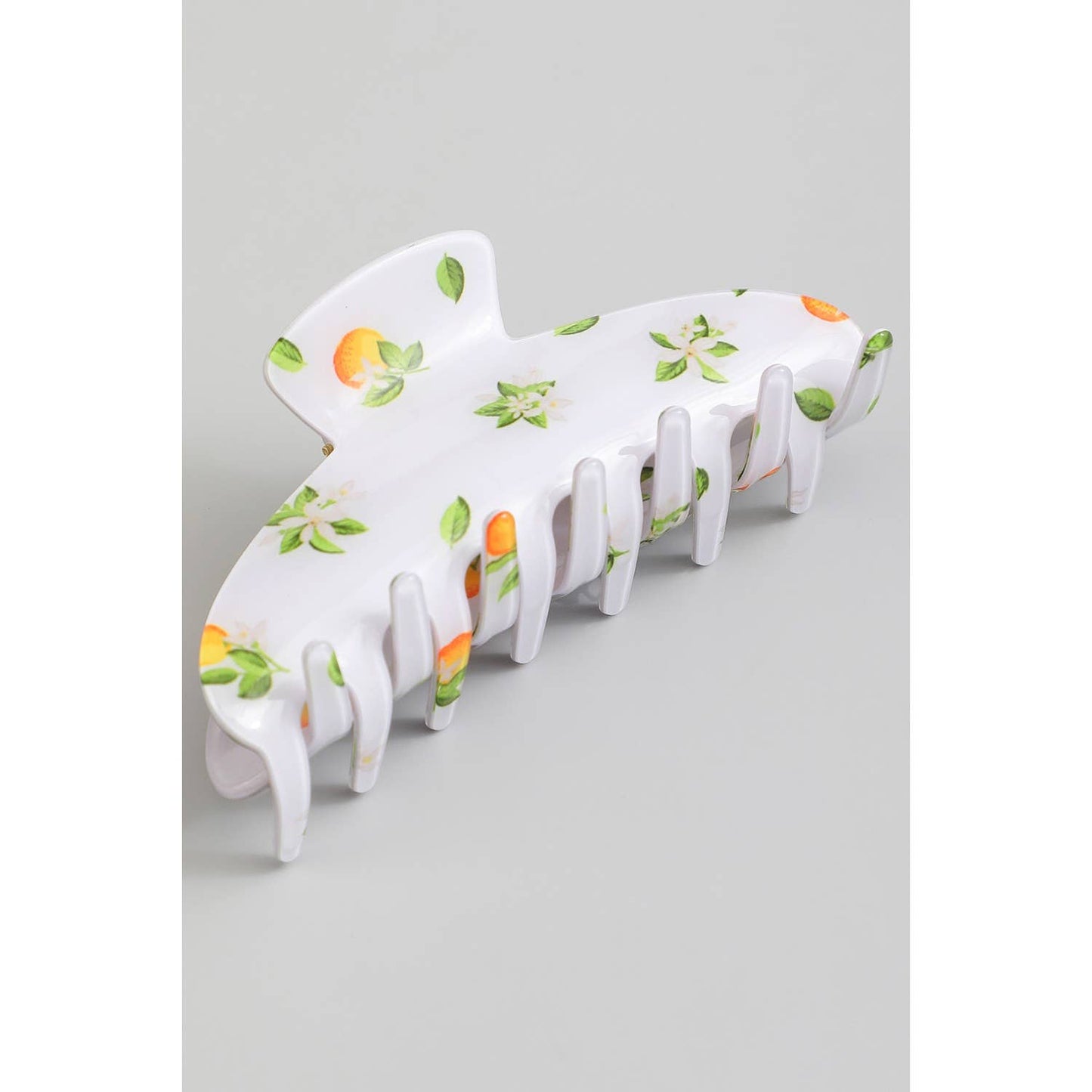 STURDY LEMON PRINT HAIR CLIP