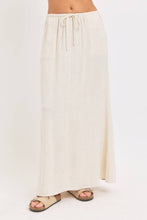 Load image into Gallery viewer, Linen Pullover Maxi Skirt