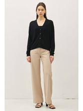 Load image into Gallery viewer, Black Ultra Lightweight Cardigan Be Cool