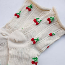 Load image into Gallery viewer, Vintage Cherry Socks Tiepology