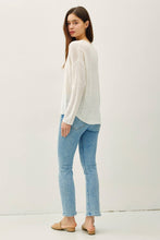 Load image into Gallery viewer, Lightweight Rib Knit Sweater Top