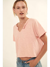 Load image into Gallery viewer, Blush Cropped Tee Promesa