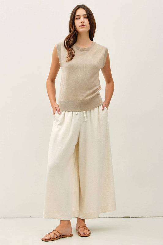 Linen Palazzo Pants
