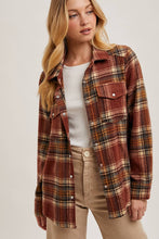 Load image into Gallery viewer, Button Down Plaid Shacket