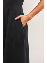 Load image into Gallery viewer, Black A-Line Dress Mustard Seed