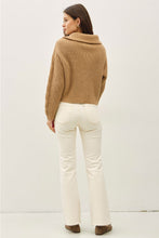 Load image into Gallery viewer, Cable Knit Zip Up Sweater Be Cool