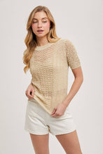 Load image into Gallery viewer, Open Knit Top