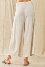 Load image into Gallery viewer, Linen Wide Leg Culottes