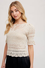 Load image into Gallery viewer, Boho Crochet Top