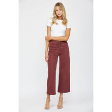 Load image into Gallery viewer, High Rise Wide Leg Crop Jean