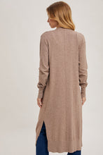 Load image into Gallery viewer, Latte Longline Cardigan BluIvy