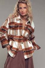 Load image into Gallery viewer, Plaid Button-Down Jacket