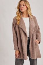 Load image into Gallery viewer, Mushroom Draped Collar Cardigan
