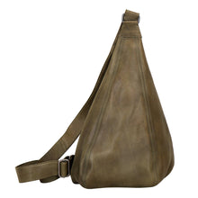 Load image into Gallery viewer, Olive Hippie Handcrafted Leather Sling Bag 
