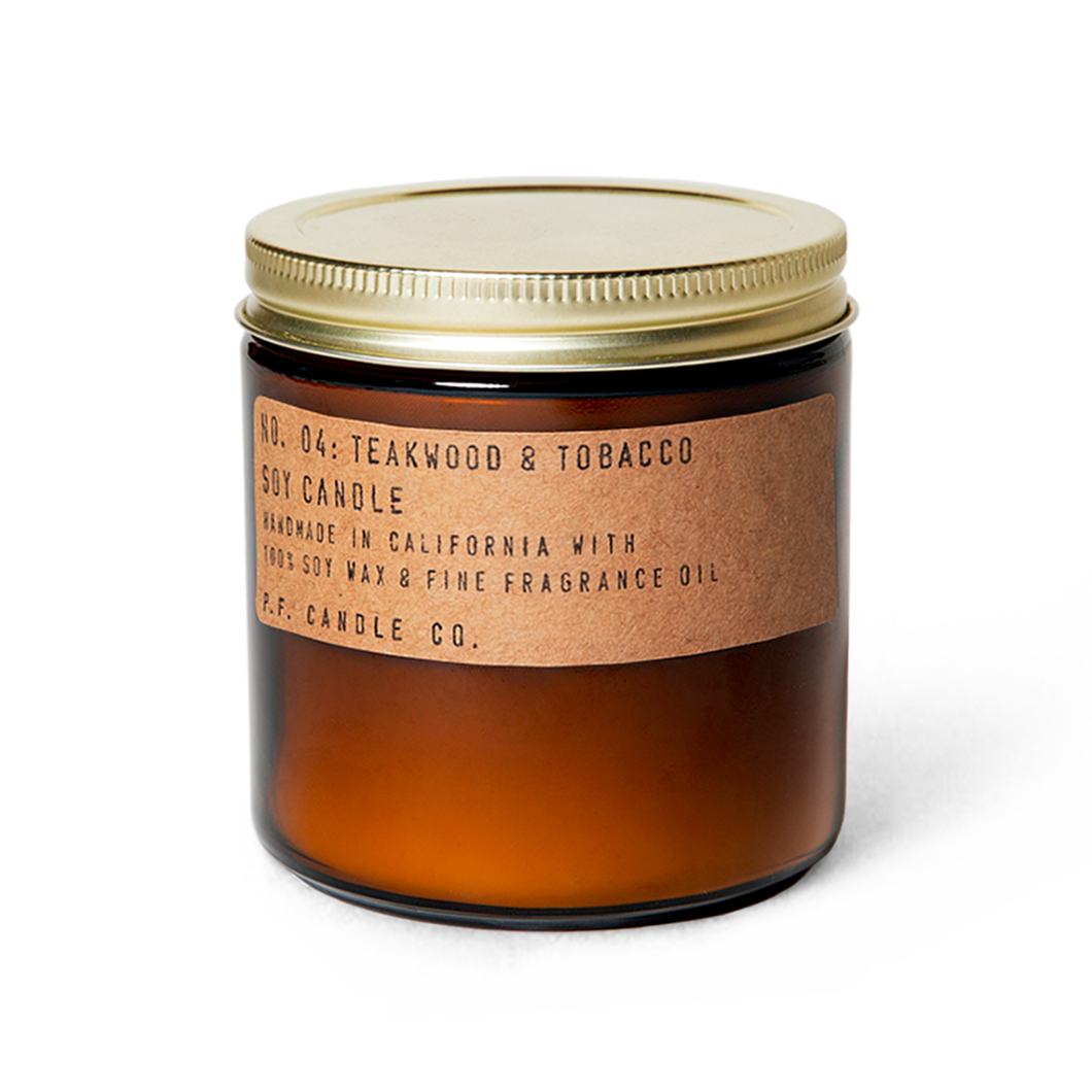 Teakwood & Tobacco - 12.5 oz Large Soy Candle