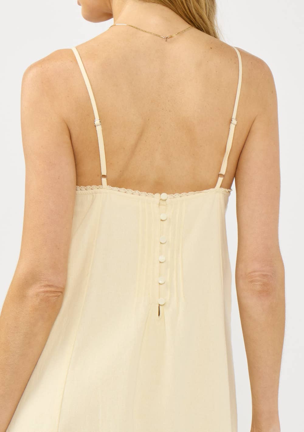 Spaghetti Strap Lace Cutout Maxi Dress 