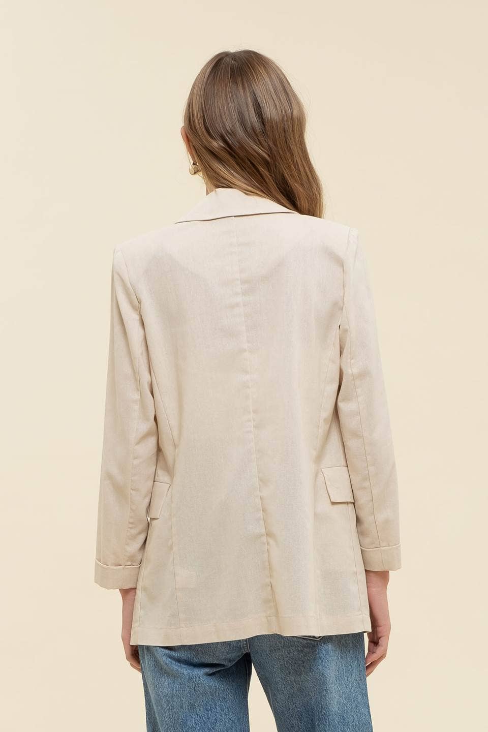 Tailored Blazer-3/4 sleeve