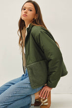 Load image into Gallery viewer, Reversible Sherpa Puffer Jacket
