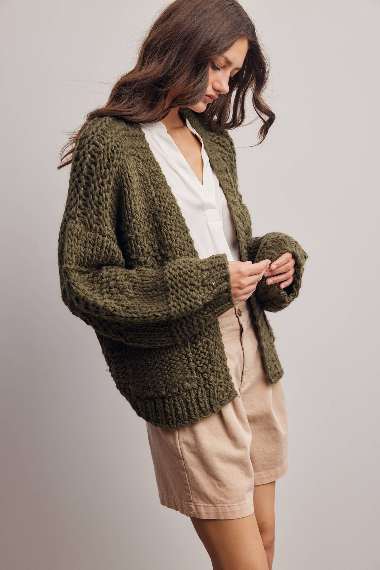 Handmade Chunky Knit Cardigan