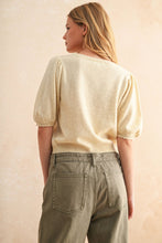 Load image into Gallery viewer, Butter Puff Sleeve Cardigan
