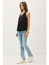 Load image into Gallery viewer, Black Simple V-Neck Tank

