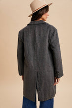Load image into Gallery viewer, Herringbone Duster Coat
