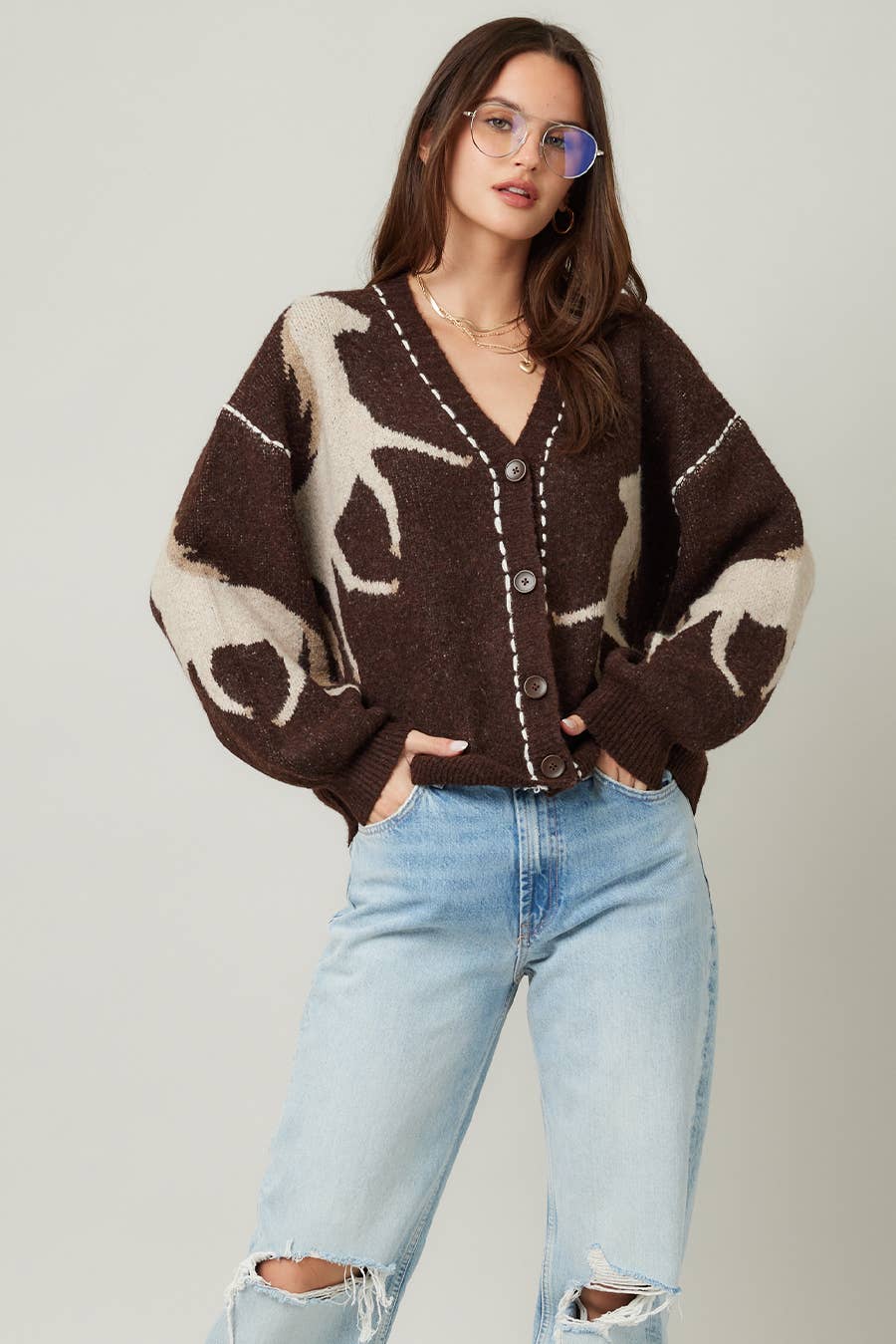 Chocolate Horse Cardigan
