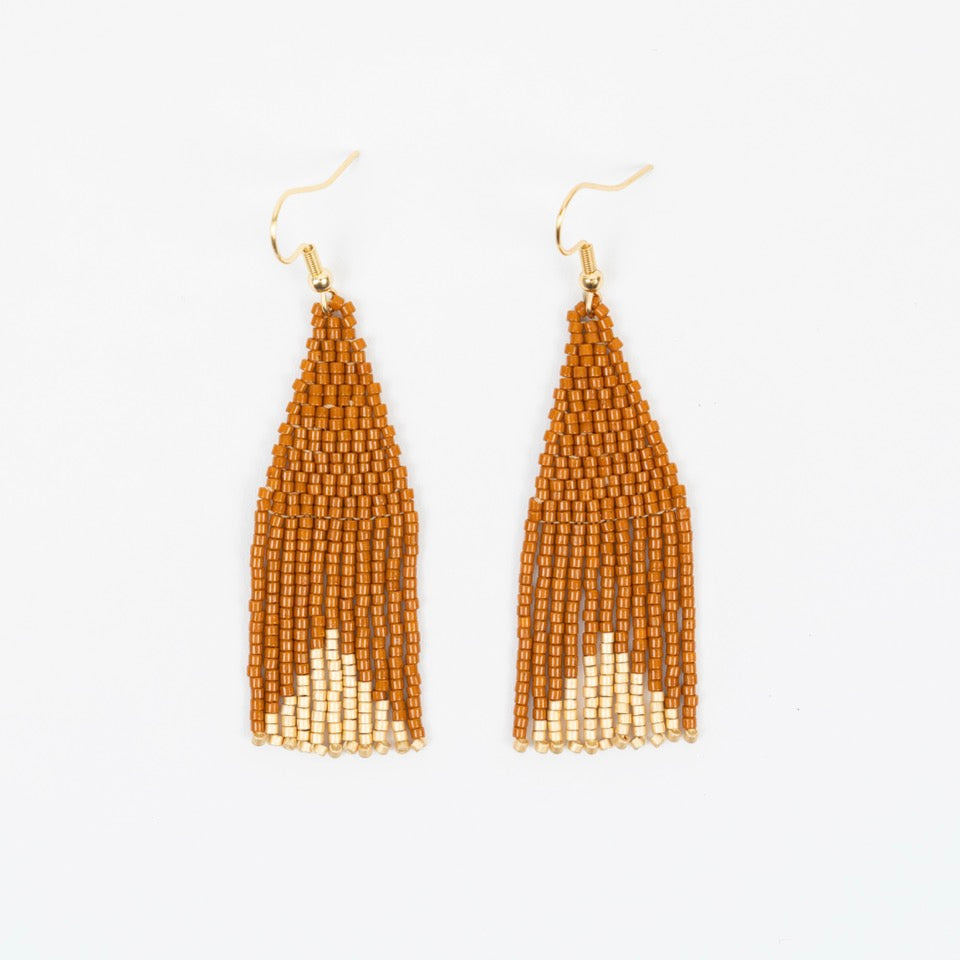 Saddle Beaded Earrings Altiplano