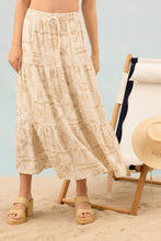 Load image into Gallery viewer, Floral Tiered Midi Skirt

