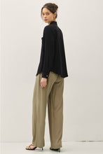 Load image into Gallery viewer, Black Classic Cut Button Up Be Cool
