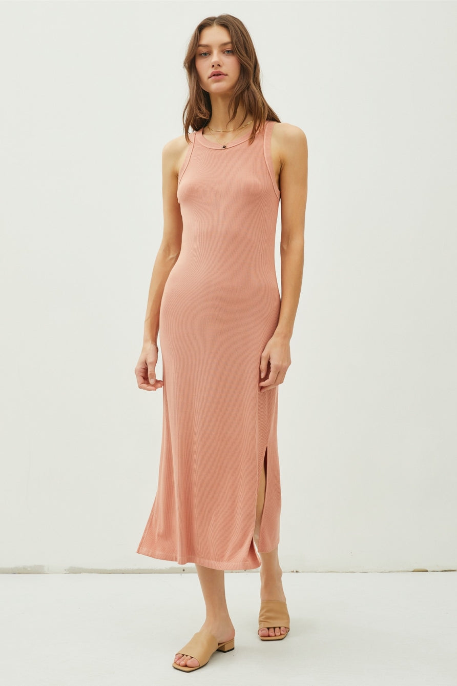 Ribbed Tank Dress