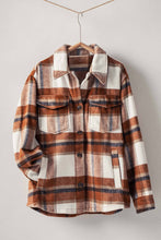 Load image into Gallery viewer, Plaid Button-Down Jacket
