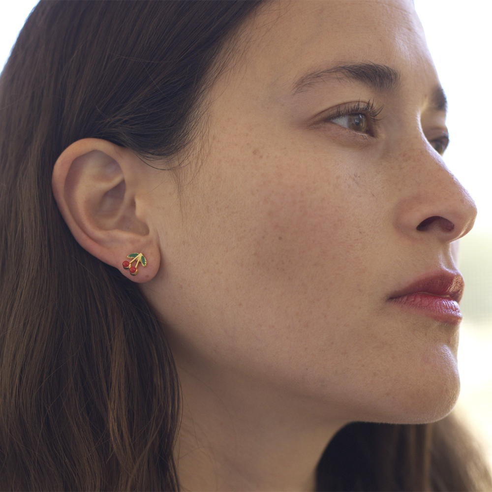 Cherry Stud Earrings 