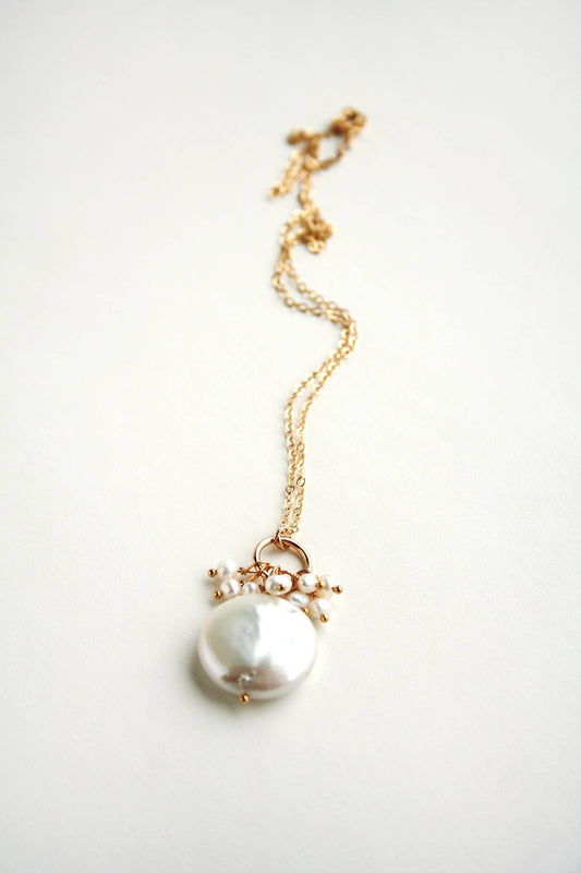 Coin Pearl Necklace