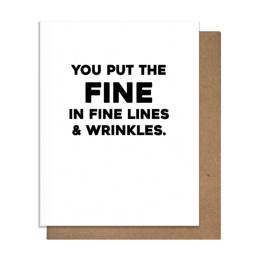 Fine Lines - Birthday Card 