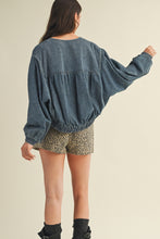 Load image into Gallery viewer, Batwing Denim Jacket
